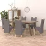 ForYou Prolenta Premium Eetkamerstoelen 6 st stof lichtgrijs - Thumbnail 2