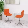 ForYou Prolenta Premium Eetkamerstoelen draaibaar 2 st kunstleer oranje - Thumbnail 8