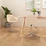 ForYou Prolenta Premium Eetkamerstoelen draaibaar 2 st stof crèmekleurig - Thumbnail 24