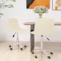 ForYou Prolenta Premium Eetkamerstoelen draaibaar 2 st stof crèmekleurig - Thumbnail 19