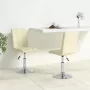 ForYou Prolenta Premium Eetkamerstoelen draaibaar 2 st stof crèmekleurig - Thumbnail 28