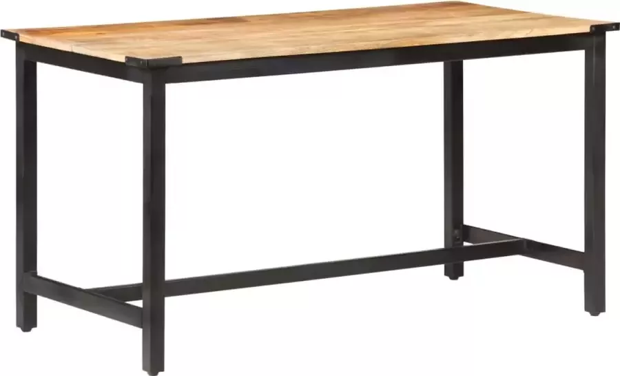 ForYou Prolenta Premium Eettafel 140x70x76 cm massief ruw mangohout