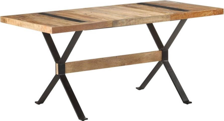 Prolenta Premium Eettafel 160x80x76 cm ruw mangohout