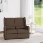 ForYou Prolenta Premium Fauteuil 2-zits verstelbaar stof bruin- Fauteuil Fauteuils met armleuning Hoes stretch Relax Design - Thumbnail 1