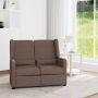 ForYou Prolenta Premium Fauteuil 2-zits verstelbaar stof taupe- Fauteuil Fauteuils met armleuning Hoes stretch Relax Design - Thumbnail 2