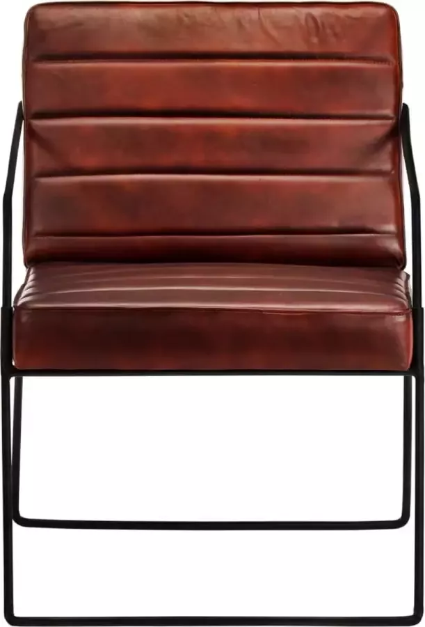 Prolenta Premium Fauteuil echt leer donkerbruin