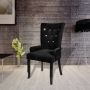 ForYou Prolenta Premium Fauteuil fluweel zwart- Fauteuil Fauteuils met armleuning Hoes stretch Relax Design - Thumbnail 1