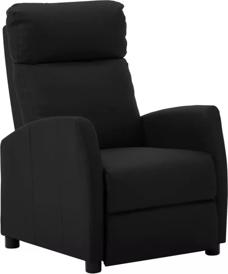 Prolenta Premium Fauteuil verstelbaar kunstleer zwart