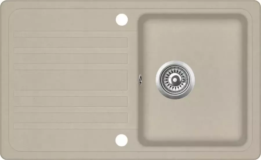 Prolenta Premium Gootsteen enkele bak graniet beige