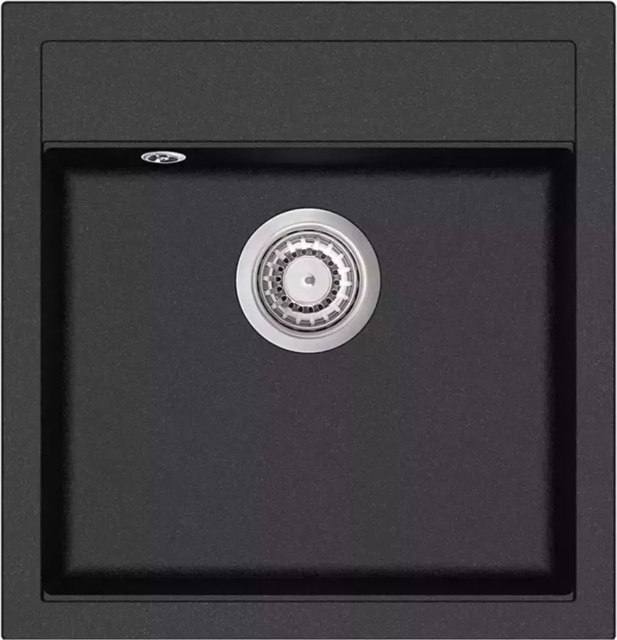 Prolenta Premium Gootsteen enkele bak graniet zwart