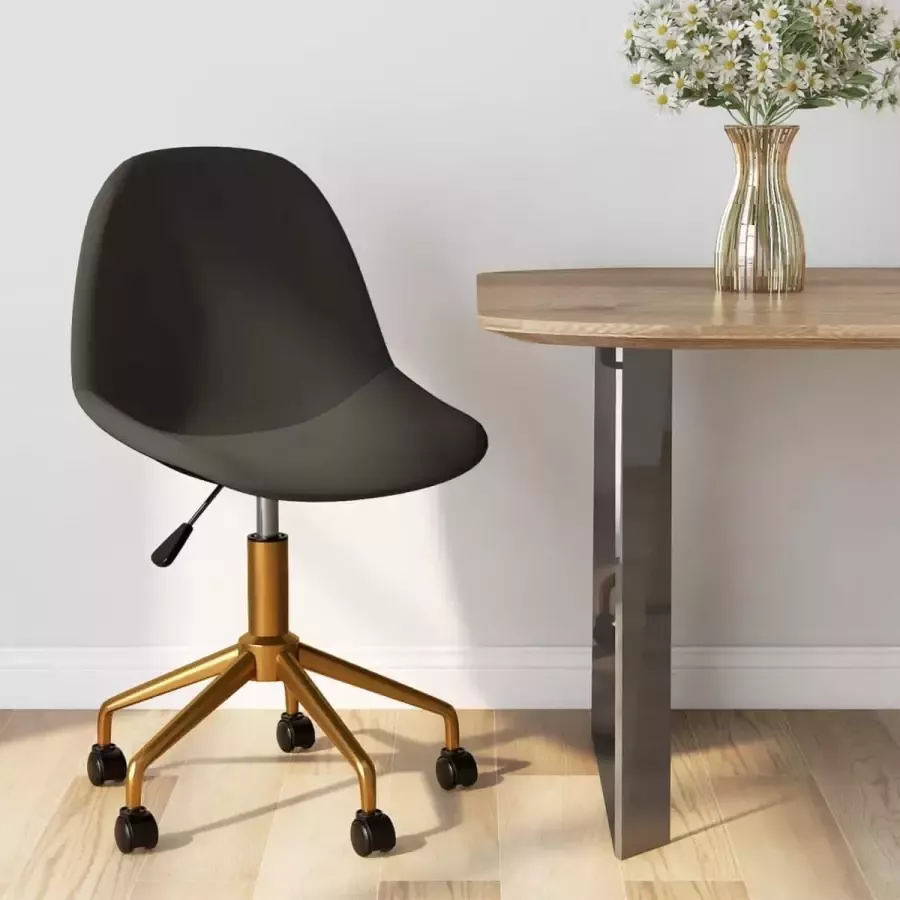 ForYou Prolenta Premium Kantoorstoel draaibaar fluweel donkergrijs - Foto 3