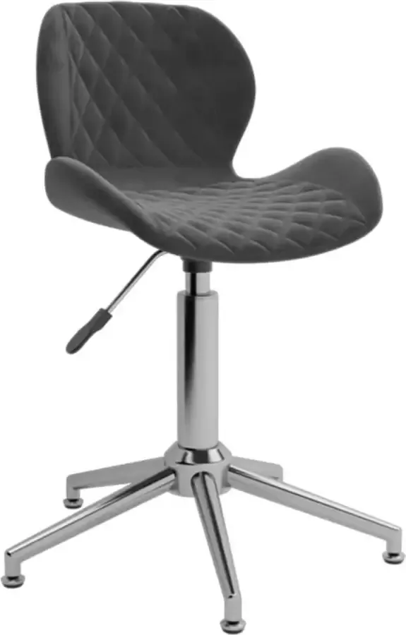 ForYou Prolenta Premium Kantoorstoel draaibaar fluweel donkergrijs - Foto 14