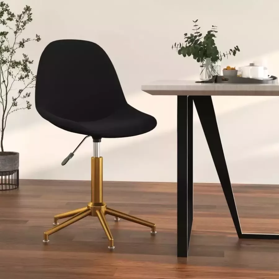 ForYou Prolenta Premium Kantoorstoel draaibaar fluweel zwart - Foto 5