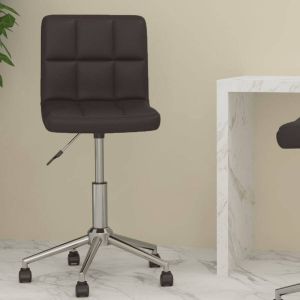 Prolenta Premium Kantoorstoel draaibaar kunstleer bruin