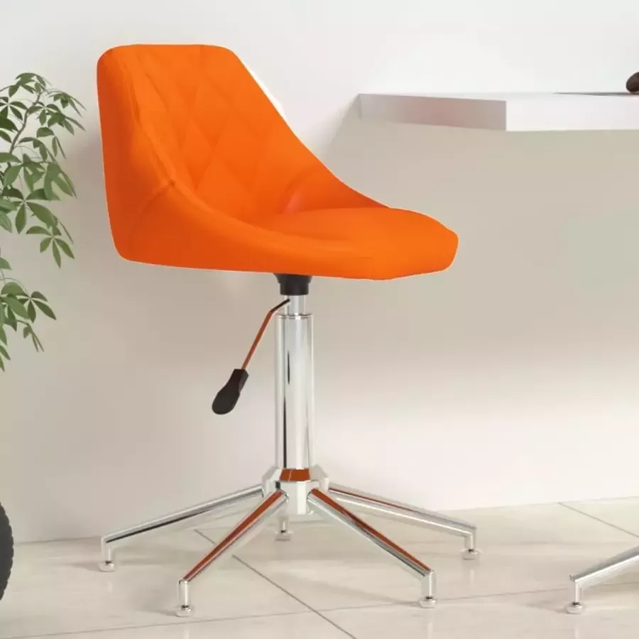 ForYou Prolenta Premium Kantoorstoel draaibaar kunstleer oranje - Foto 2