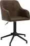 ForYou Prolenta Premium Kantoorstoel draaibaar stof donkerbruin - Thumbnail 9