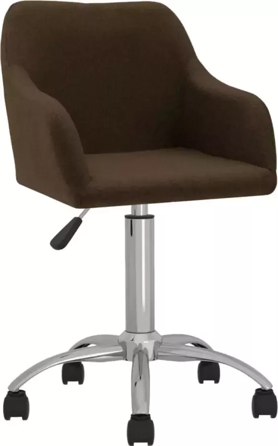 ForYou Prolenta Premium Kantoorstoel draaibaar stof donkerbruin - Foto 13