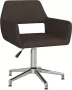 ForYou Prolenta Premium Kantoorstoel draaibaar stof donkerbruin - Thumbnail 3