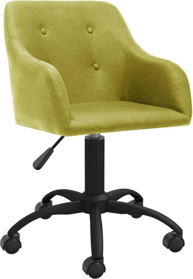 Prolenta Premium Kantoorstoel draaibaar stof groen