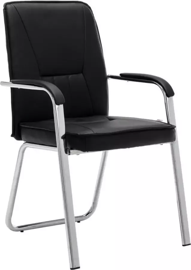 Prolenta Premium vidaXL Kantoorstoel kunstleer zwart