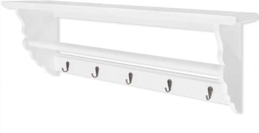 Prolenta Premium Kapstok barokstijl MDF wit