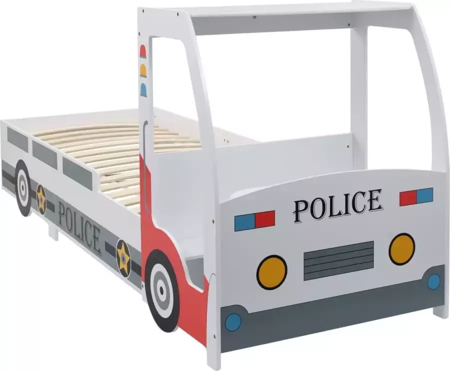 Prolenta Premium Kinderbed politieauto met bureau 90x200 cm