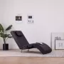 Prolenta Premium Massage chaise longue met kussen kunstleer bruin - Thumbnail 2