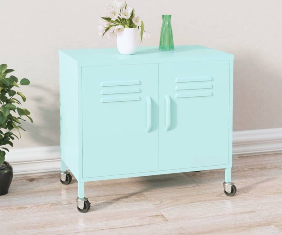 Prolenta Premium Opbergkast 60x35x56 cm staal mint