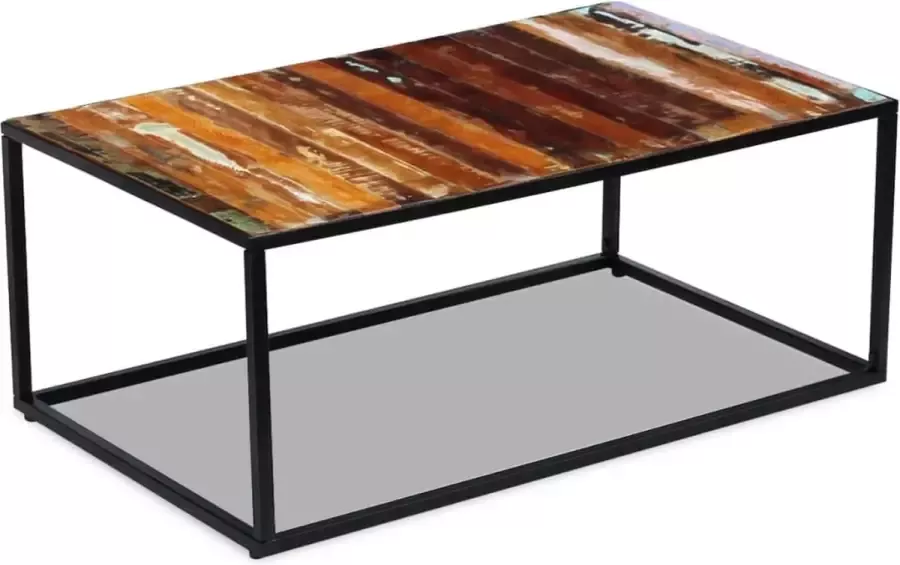 Prolenta Premium Salontafel 100x60x40 cm massief gerecycled hout