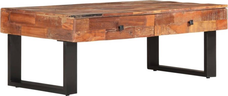 Prolenta Premium Salontafel 110x60x40 cm massief gerecycled hout