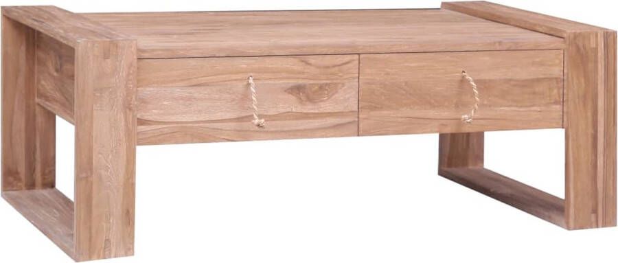 Prolenta Premium Salontafel 110x60x40 cm massief teakhout