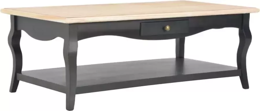 Prolenta Premium Salontafel 110x60x40 cm MDF zwart