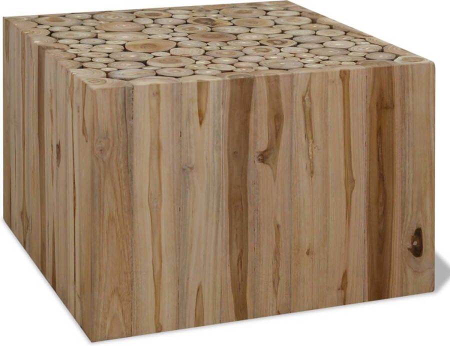 Prolenta Premium Salontafel 50x50x35 cm echt teakhout