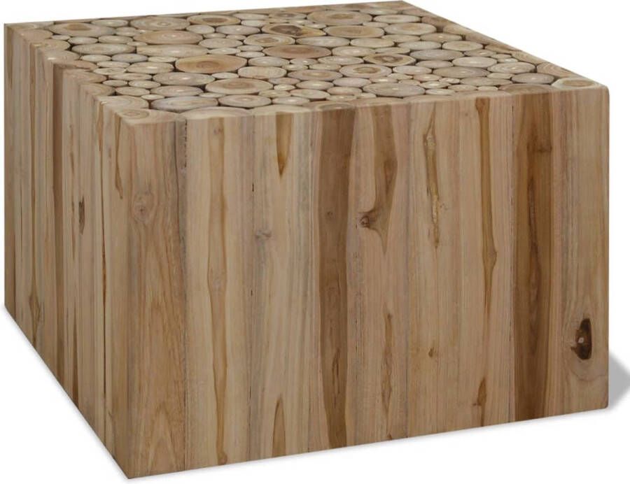 Prolenta Premium Salontafel 50x50x35 cm echt teakhout