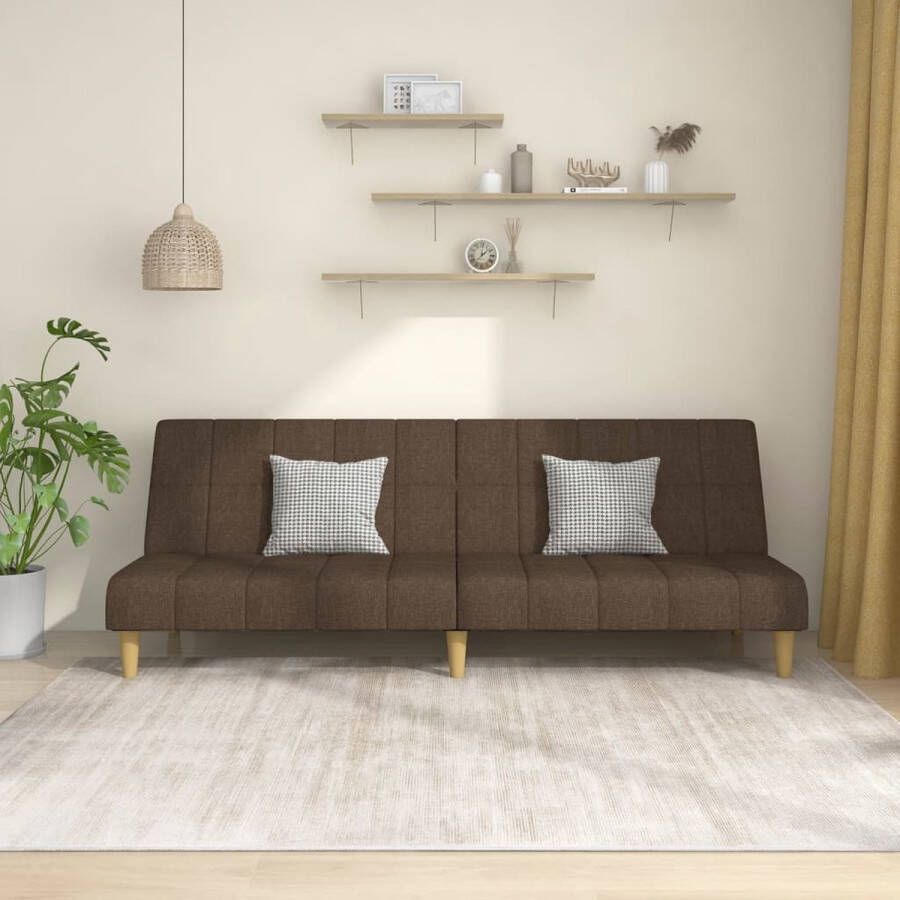 Prolenta Premium Slaapbank 2-zits stof bruin