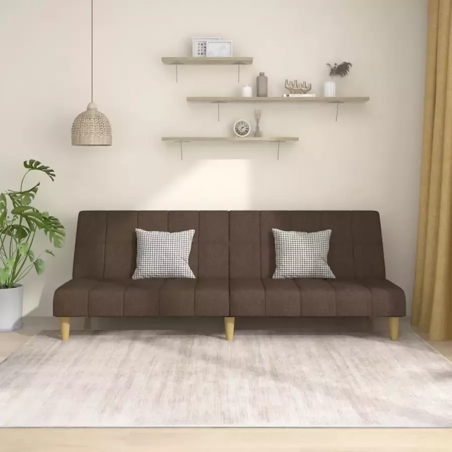 Prolenta Premium Slaapbank 2-zits stof bruin