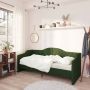 Prolenta Premium Slaapbank met matras en USB stof donkergroen 90x200 cm - Thumbnail 1