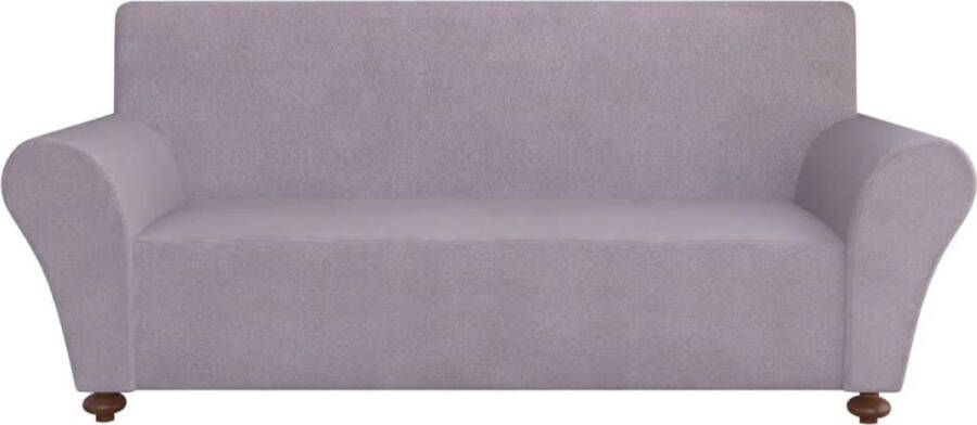 Prolenta Premium Stretch meubelhoes voor bank grijs polyester jersey