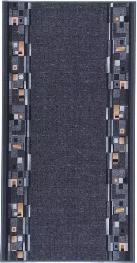 Prolenta Premium Tapijtloper anti-slip 100x200 cm antracietkleurig Huis en Tuin