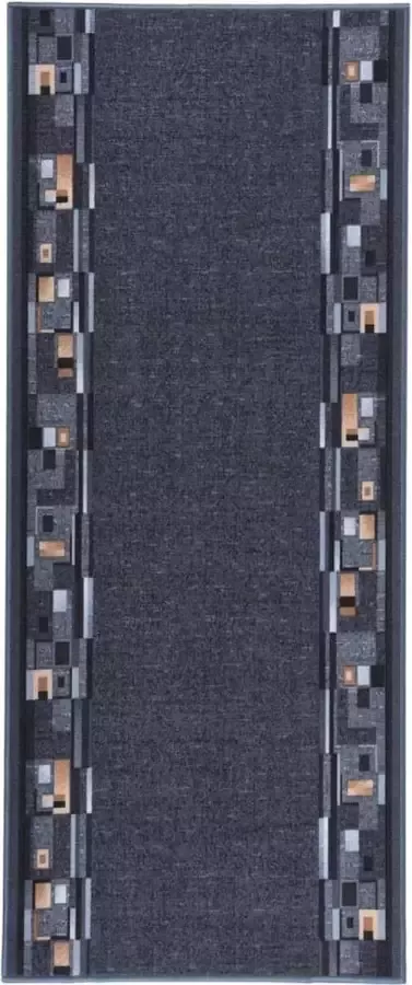 Prolenta Premium Tapijtloper anti-slip 100x250 cm antracietkleurig Huis en Tuin