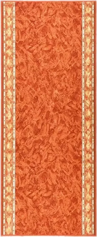 Prolenta Premium Tapijtloper anti-slip 100x250 cm terracottakleurig Huis en Tuin