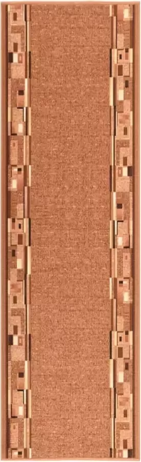 Prolenta Premium Tapijtloper anti-slip 100x300 cm bruin Huis en Tuin