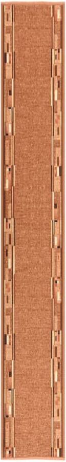 Prolenta Premium Tapijtloper anti-slip 100x450 cm bruin Huis en Tuin