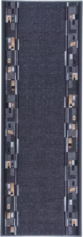 Prolenta Premium Tapijtloper anti-slip 67x200 cm antracietkleurig Huis en Tuin