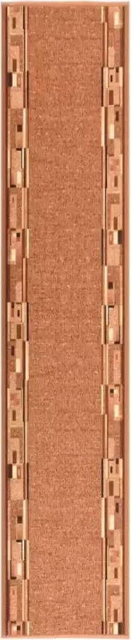 Prolenta Premium Tapijtloper anti-slip 67x350 cm bruin Huis en Tuin