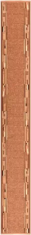 Prolenta Premium Tapijtloper anti-slip 67x450 cm bruin Huis en Tuin