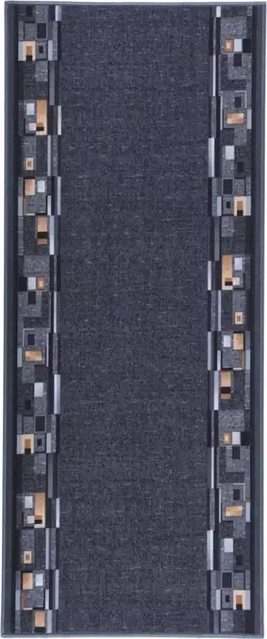 Prolenta Premium Tapijtloper anti-slip 80x200 cm antracietkleurig Huis en Tuin