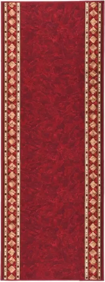 Prolenta Premium Tapijtloper anti-slip 80x250 cm rood Huis en Tuin