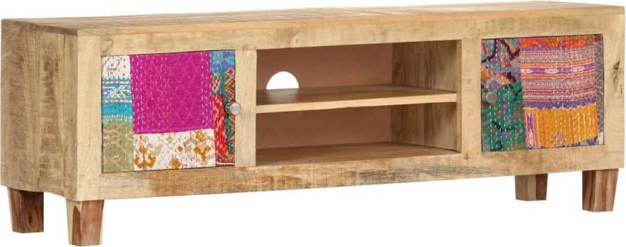 Prolenta Premium Tv-meubel 120x30x40 cm massief mangohout