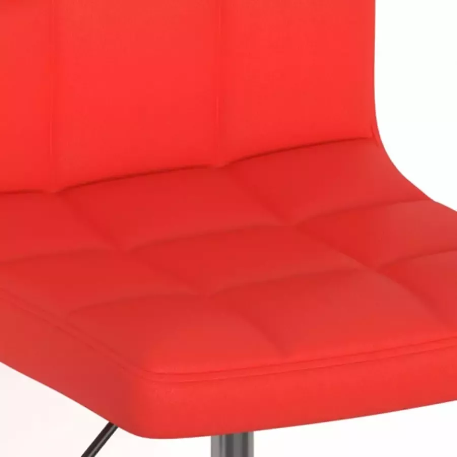 Prolenta Premium vidaXL Kantoorstoel draaibaar kunstleer rood - Foto 2